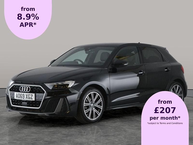 Black Used 2019 Audi A1 Sportback S-Line Hatchback | £14,236 (Fair price) - Image 1/2