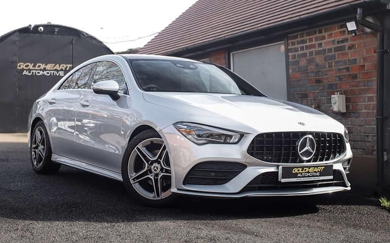 Used Mercedes CLA180 AMG Line Premium Plus 136 HP (100 kW) 2021 Silver Sedan