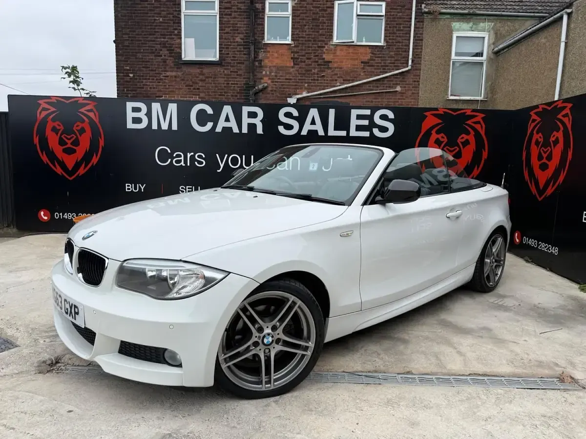 Used BMW 120 Cabriolet Sport Line 2013 White Cabriolet