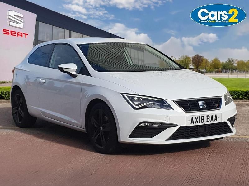 White Used 2018 Seat Leon FR Hatchback | £9,250 (Fair price) - Image 1/4