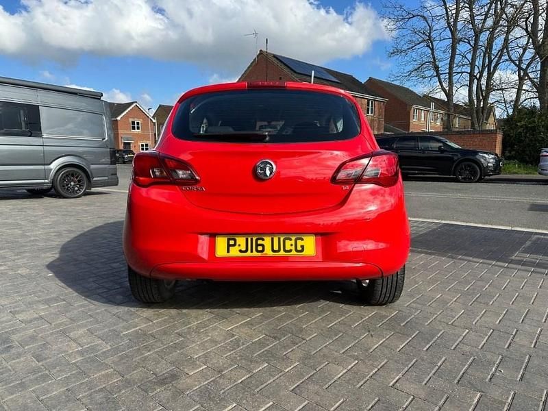 Used Vauxhall Corsa 75 HP (55 kW) 2016 Red Hatchback