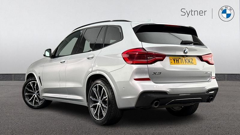 Used BMW X3 M Sport 192 HP (141 kW) 2021 Silver SUV