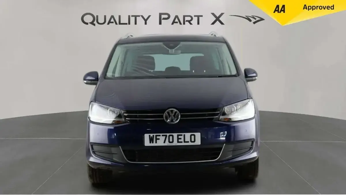 Used VW Sharan SE 150 HP (110 kW) 2020 Blue MPV