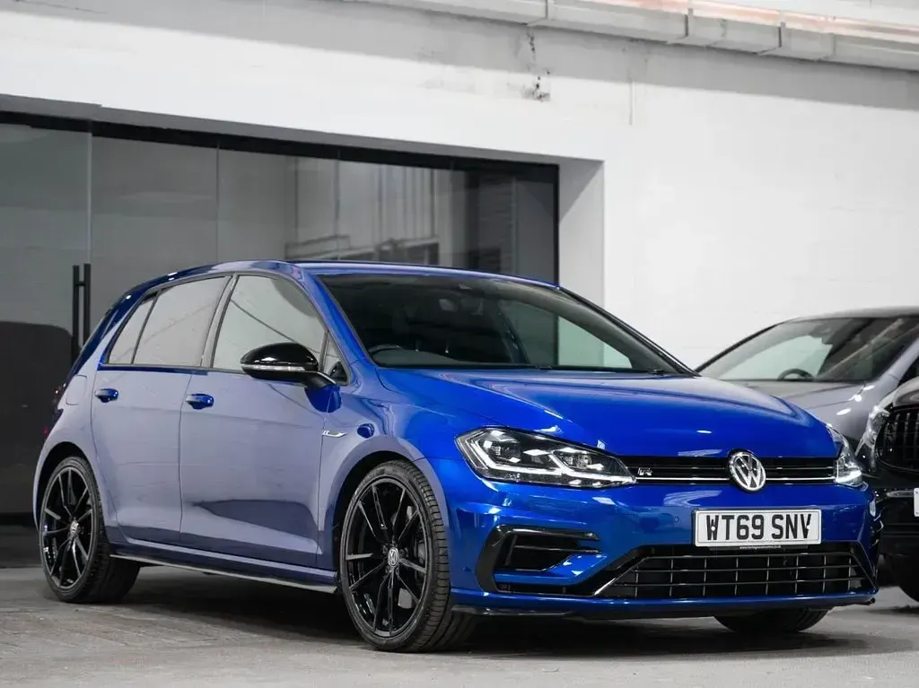 Used VW Golf VII R 2019 Blue Hatchback