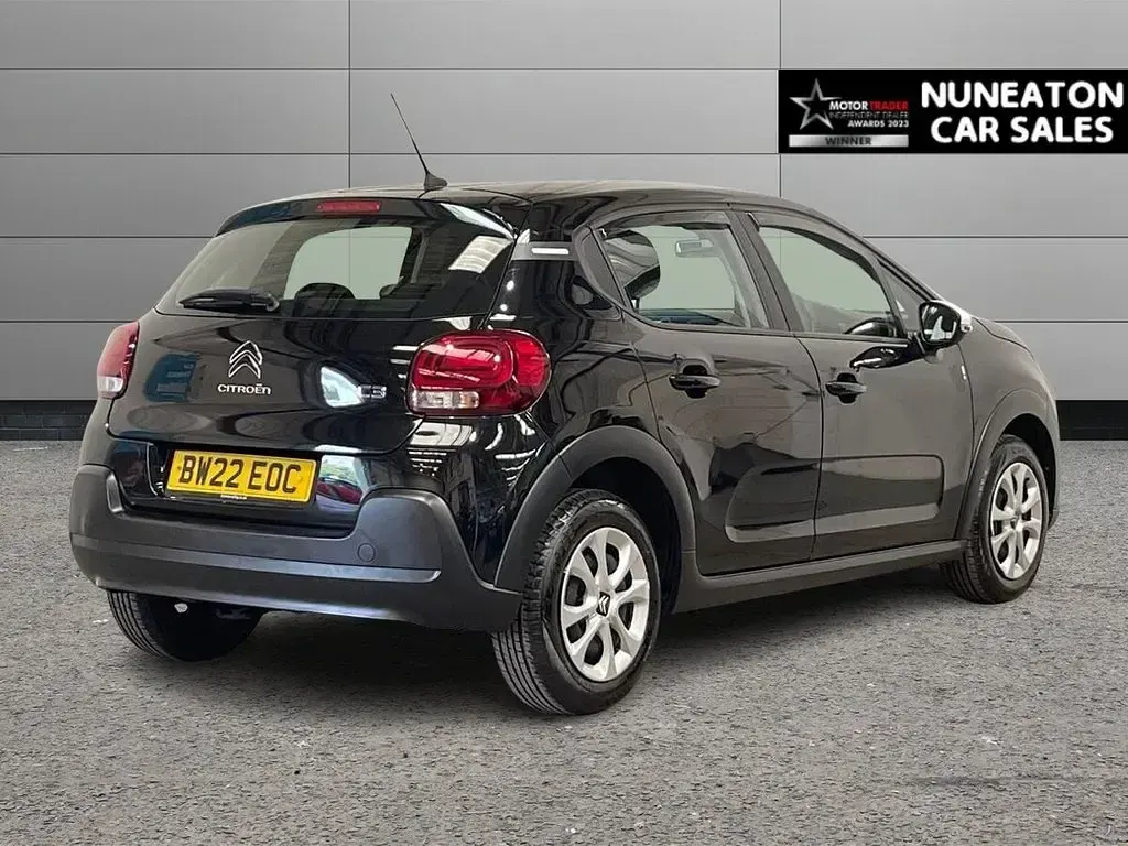 Used Citroën C3 PureTech 83 HP (61 kW) 2022 Black Hatchback
