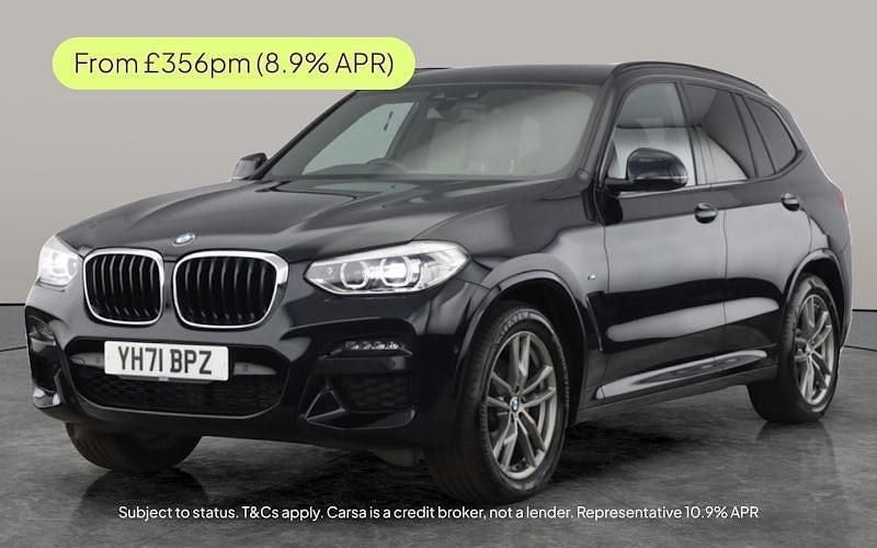 Used 2021 BMW X3 M Sport SUV | £23,479 (Good price) - Image 1/3