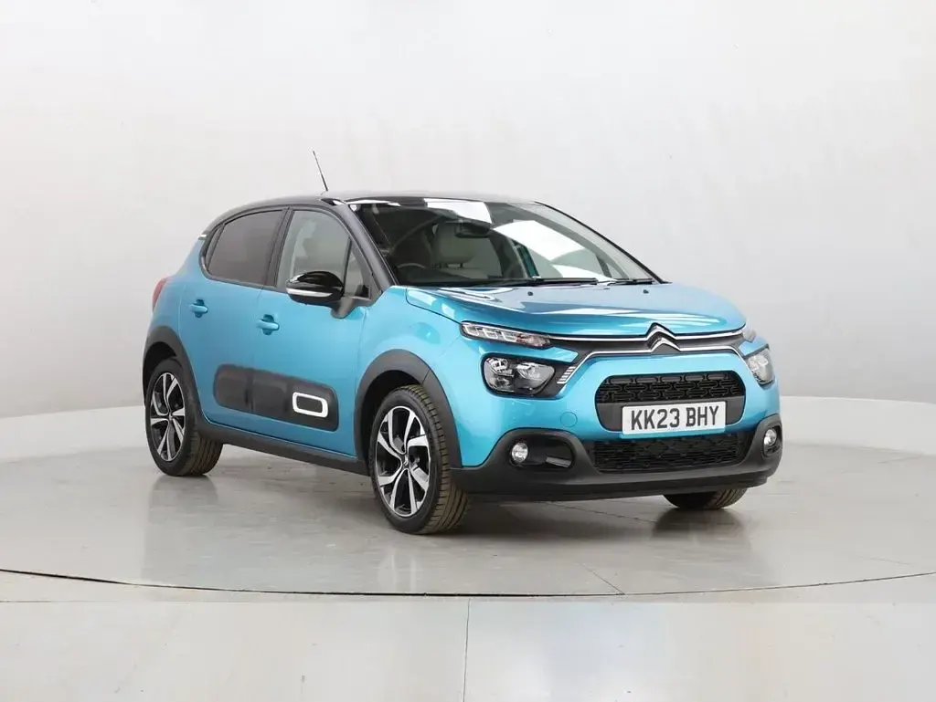 Used Citroën C3 PureTech 110 HP (80 kW) 2023 Blue Hatchback