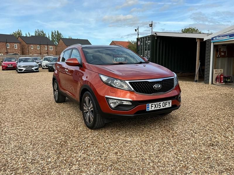 Used Kia Sportage 114 HP (83 kW) 2015 Orange SUV