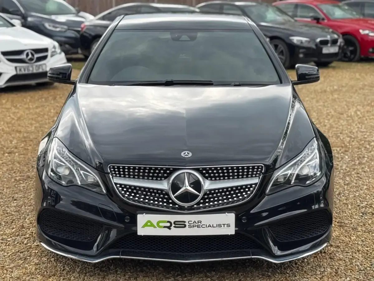 Begagnad Mercedes E220 AMG line 177 HK (130 kW) 2016 Svart Sportkupé
