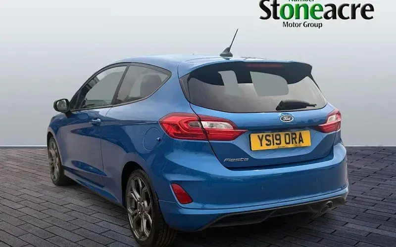 Used Ford Fiesta ST-Line X 140 HP (102 kW) 2019 Blue Hatchback