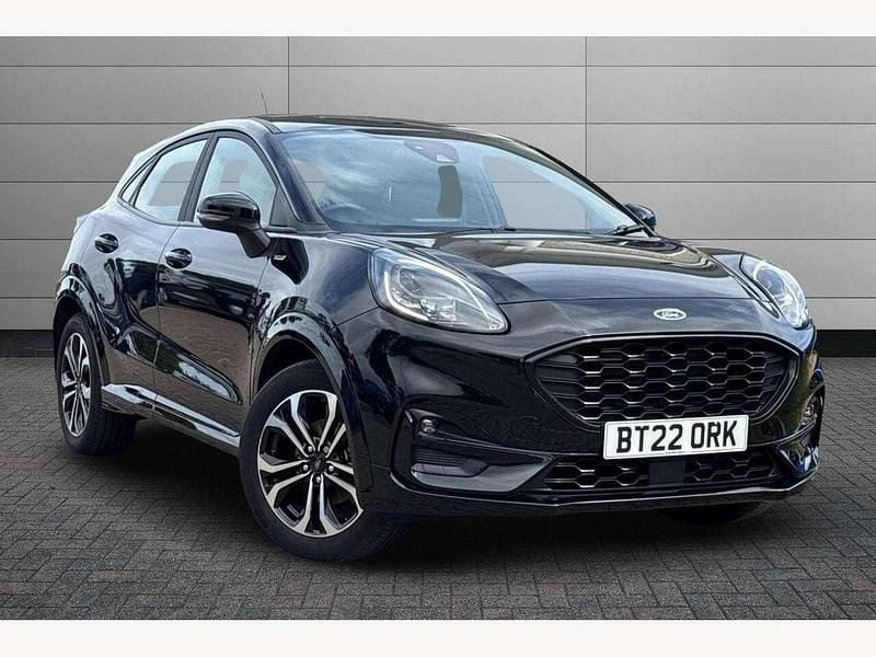 Black Used 2022 Ford Puma ST-Line SUV | £17,650 (Good price) - Image 1/4