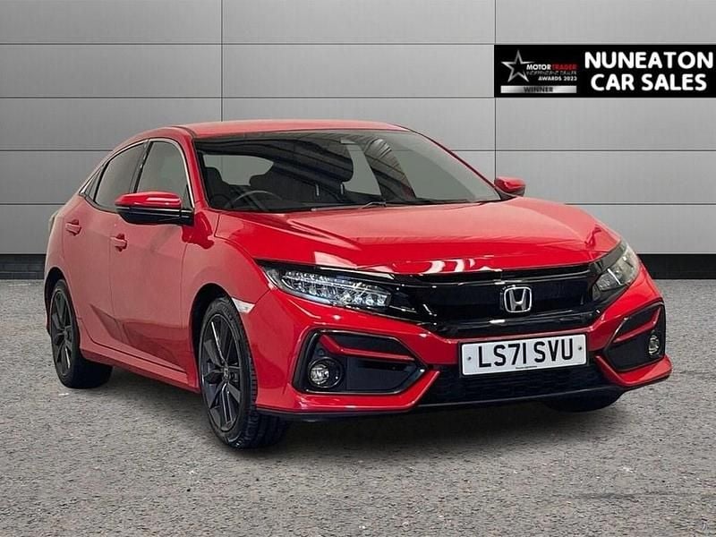 Red Used 2021 Honda Civic SR Hatchback | £15,000 (Fair price) - Image 1/4