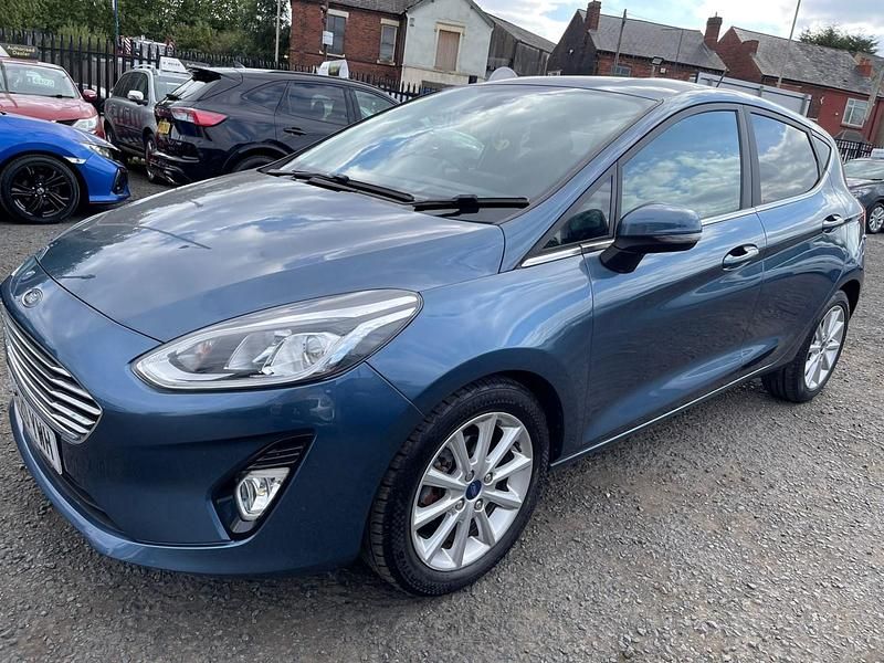 Used Ford Fiesta Titanium 2020 Blue Hatchback