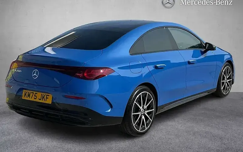 Used Mercedes CLA 250+ AMG Line Premium 200 kW (272 HP) 2025 Blue Sedan
