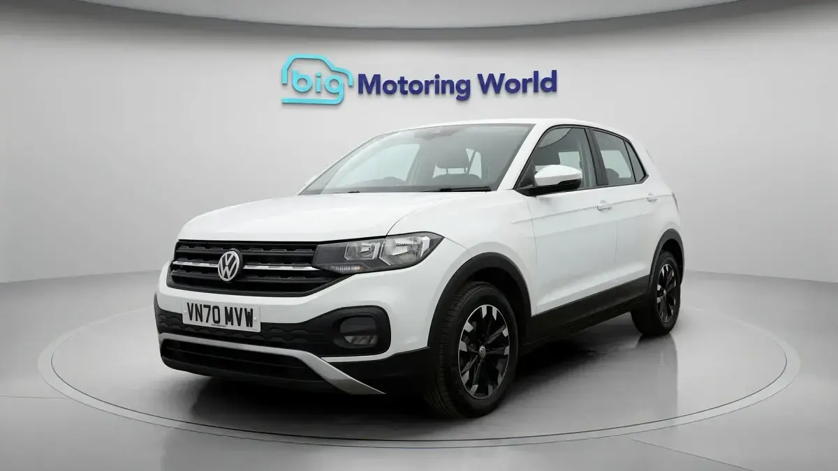 Used VW T-Cross S 95 HP (69 kW) 2020 White SUV