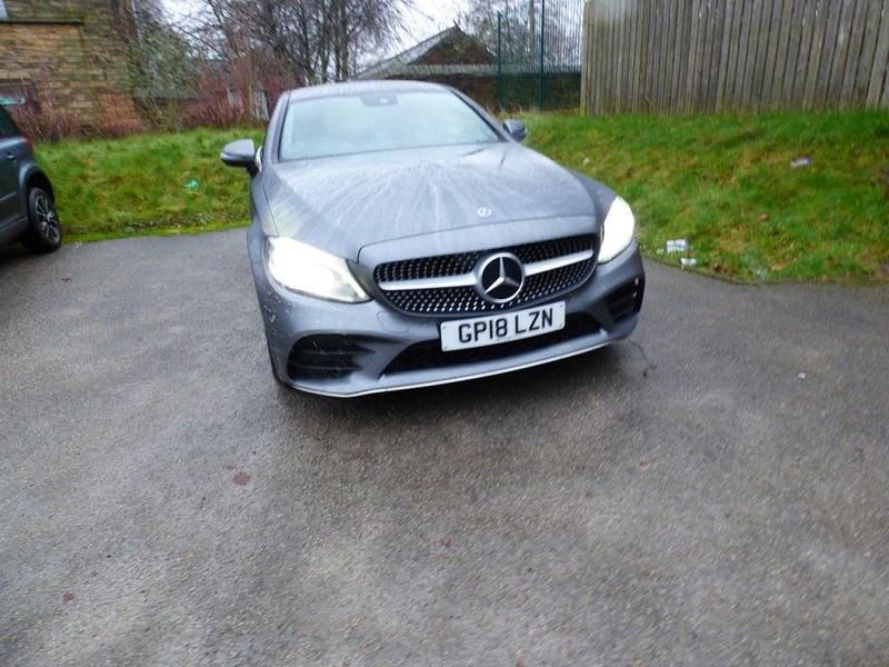 Used Mercedes C220 AMG Line Premium 190 HP (139 kW) 2018 Grey Coupe