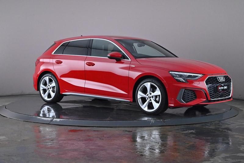 Red Used 2023 Audi A3 S-Line Hatchback | £26,050 (Fair price) - Image 1/4