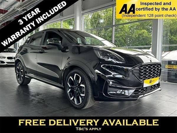 Black Used 2020 Ford Puma ST-Line X SUV | £15,695 (Fair price) - Image 1/1