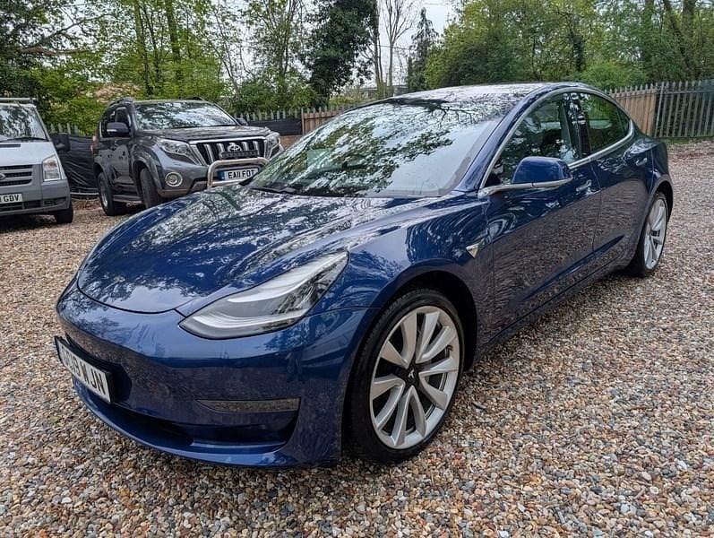 Blue Used 2019 Tesla Model 3 Long Range AWD Sedan | £14,000 (A bit pricey) - Image 1/4