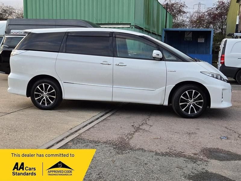 Used Toyota Estima Hybrid 2012 White MPV