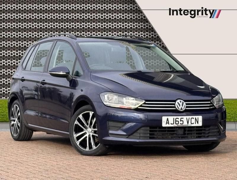 Used VW Golf Sportsvan SE 125 HP (91 kW) 2015 Blue MPV