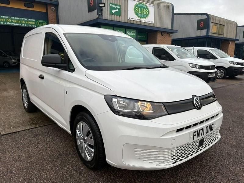 Used VW Caddy S 102 HP (75 kW) 2021 White MPV