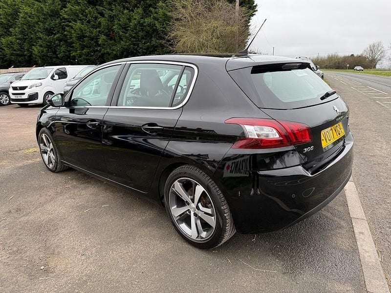 Used Peugeot 308 Allure 130 HP (95 kW) 2017 Black Hatchback