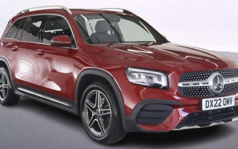 Used Mercedes GLB200 AMG line 163 HP (119 kW) 2022 Red SUV