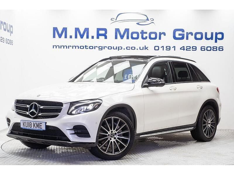 Used Mercedes GLC220 AMG line 2018 White Estate