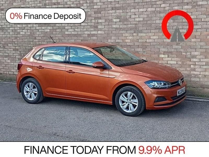 Used VW Polo SE 80 HP (58 kW) 2020 Orange Hatchback