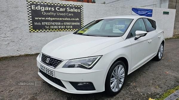 White Used 2017 Seat Leon XCELLENCE Hatchback | £8,995 (Fair price) - Image 1/4