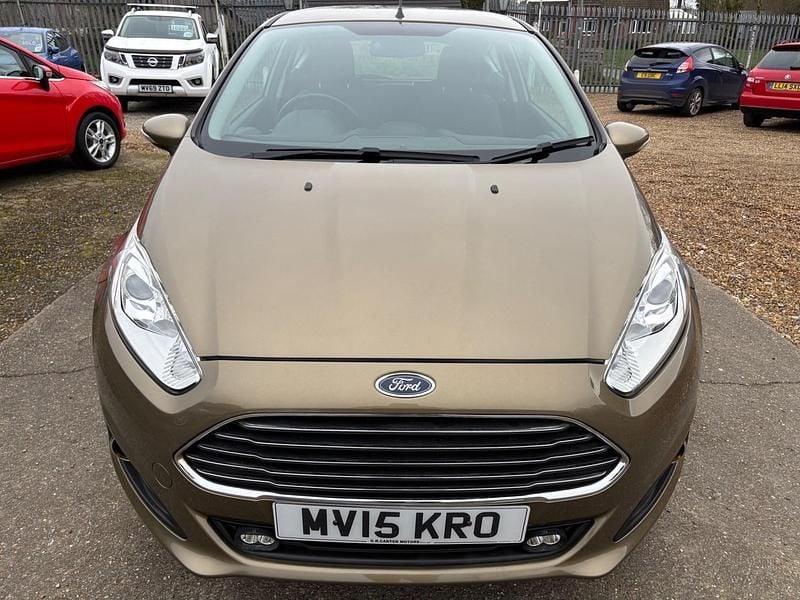Used Ford Fiesta Zetec 2015 Brown Hatchback