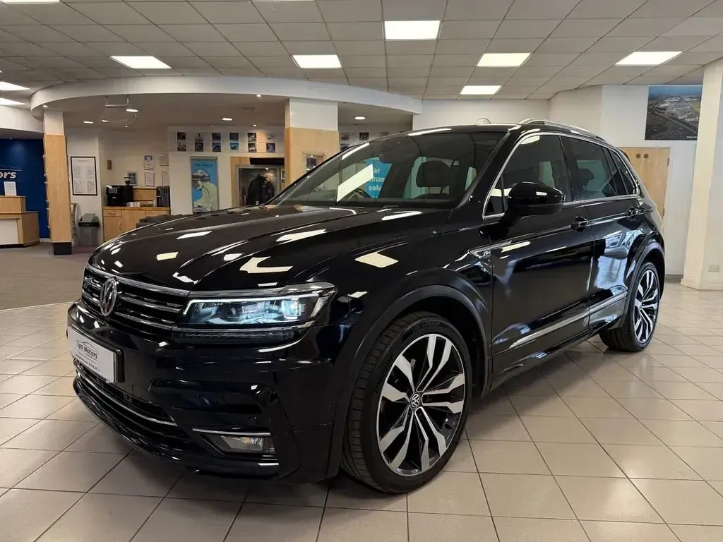 Used VW Tiguan R-line 150 HP (110 kW) 2018 Black SUV