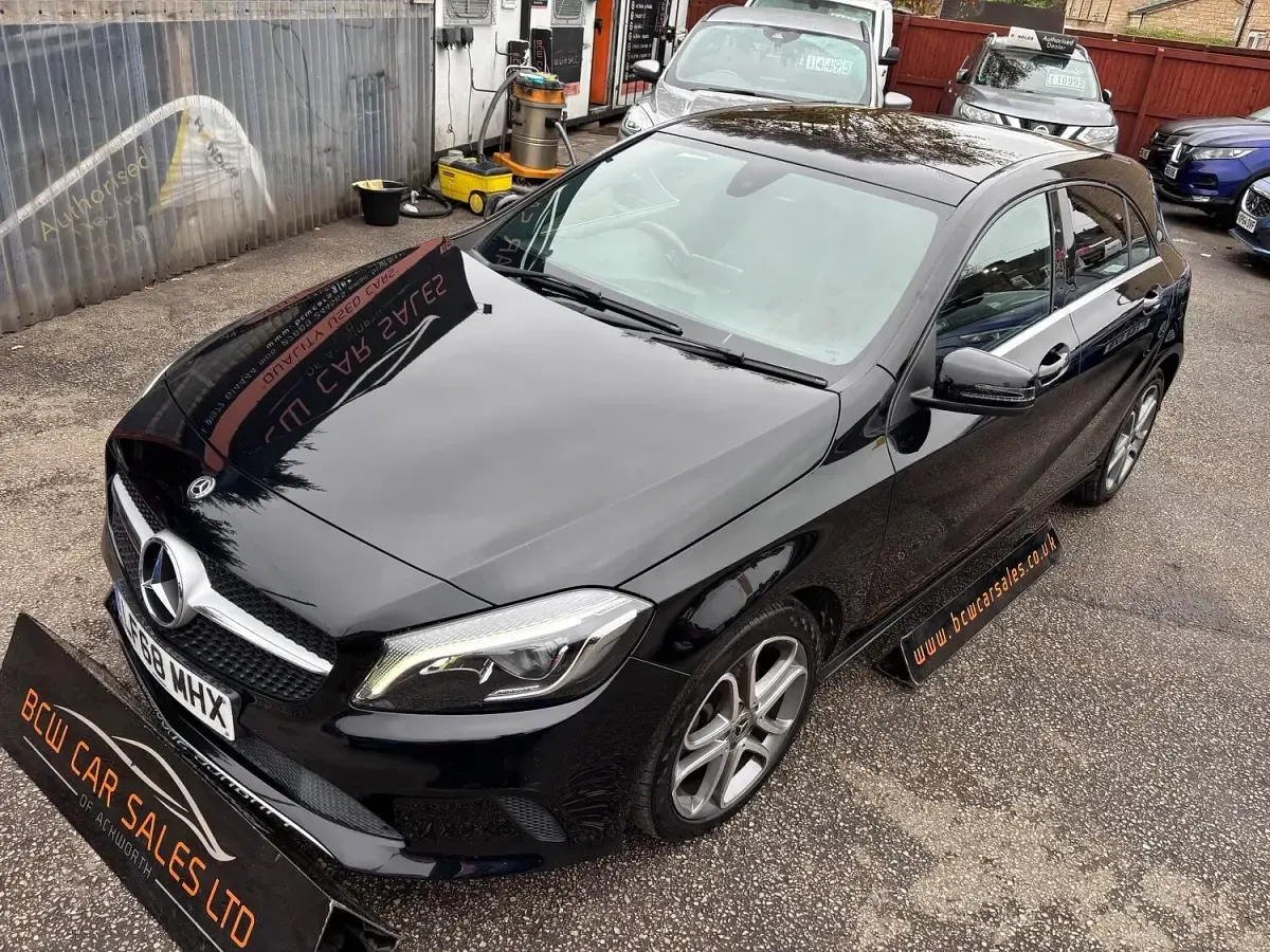 Used Mercedes A200 Sport Edition 156 HP (114 kW) 2018 Black Hatchback
