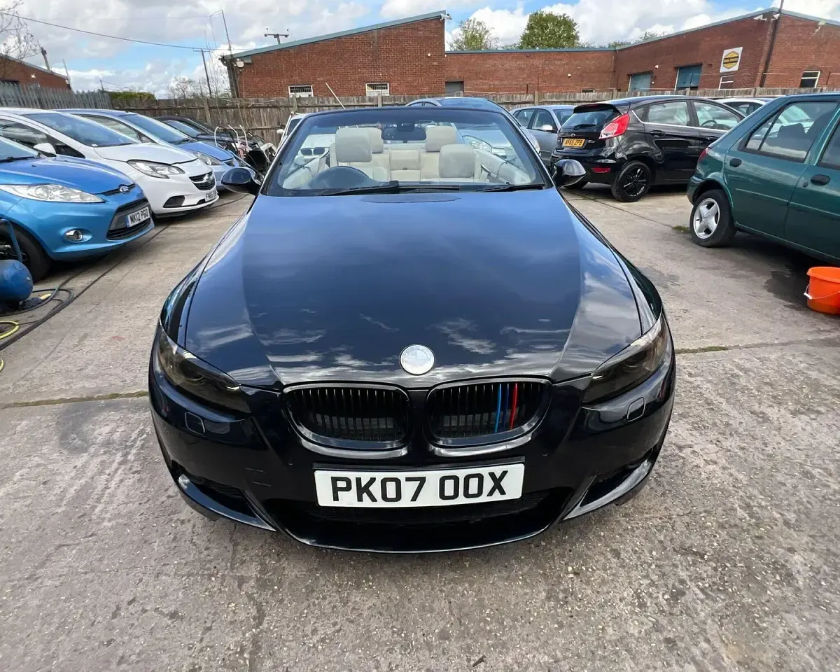 Used BMW 320 Cabriolet M Sport 2007 Black Cabriolet
