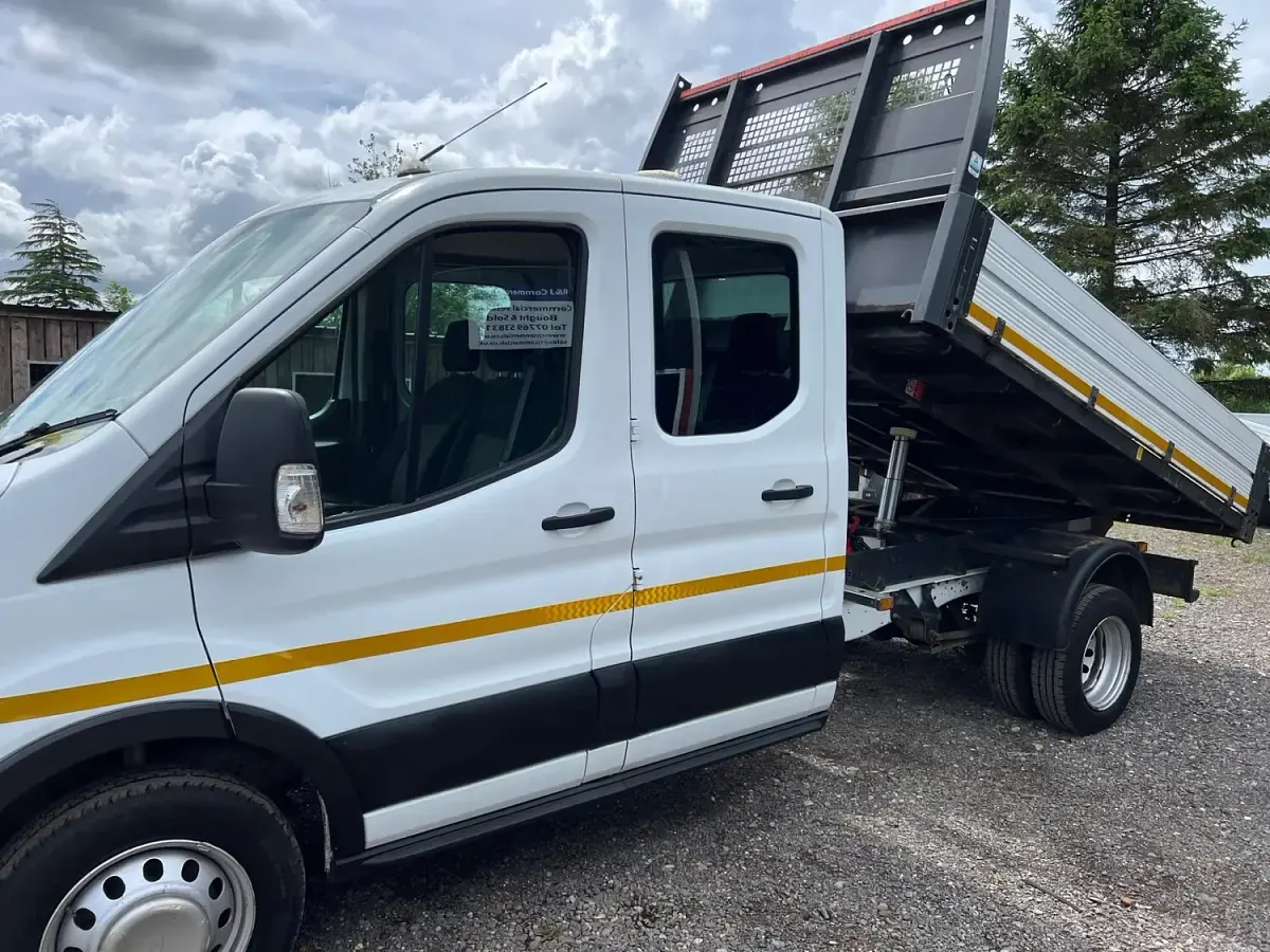 Used Ford Transit 130 HP (95 kW) 2022 White Pickup