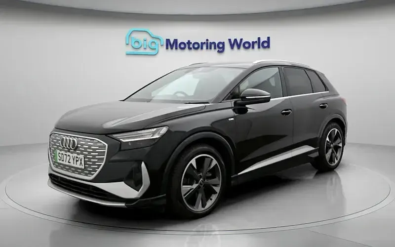 Used Audi Q4 e-tron S-Line 125 kW (170 HP) 2022 Black SUV