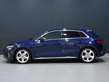 Used Audi A3 S-Line 150 HP (110 kW) 2024 Blue Hatchback