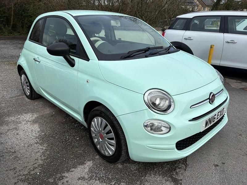 Used Fiat 500 Lounge 69 HP (50 kW) 2016 Green Hatchback