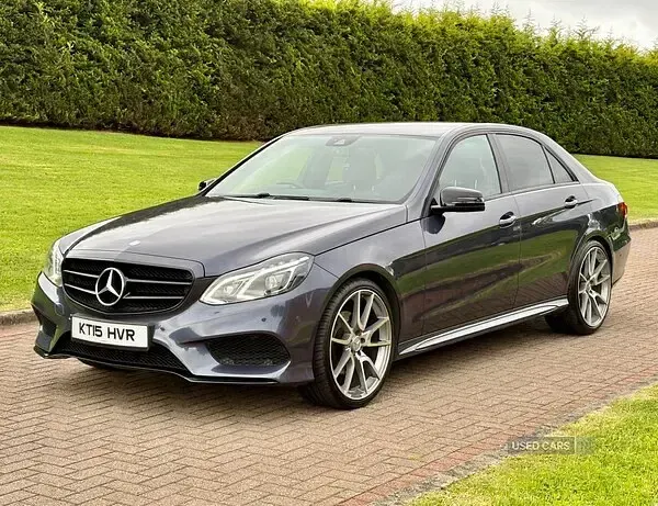Used Mercedes E250 AMG 2015 Blue Sedan