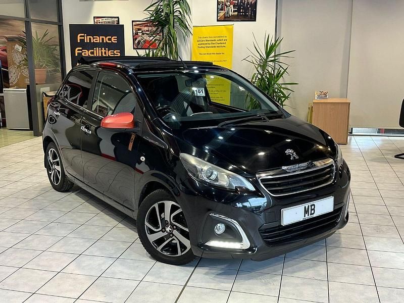 Black Used 2015 Peugeot 108 Roland Garros Hatchback | £3,993 (Fair price) - Image 1/4