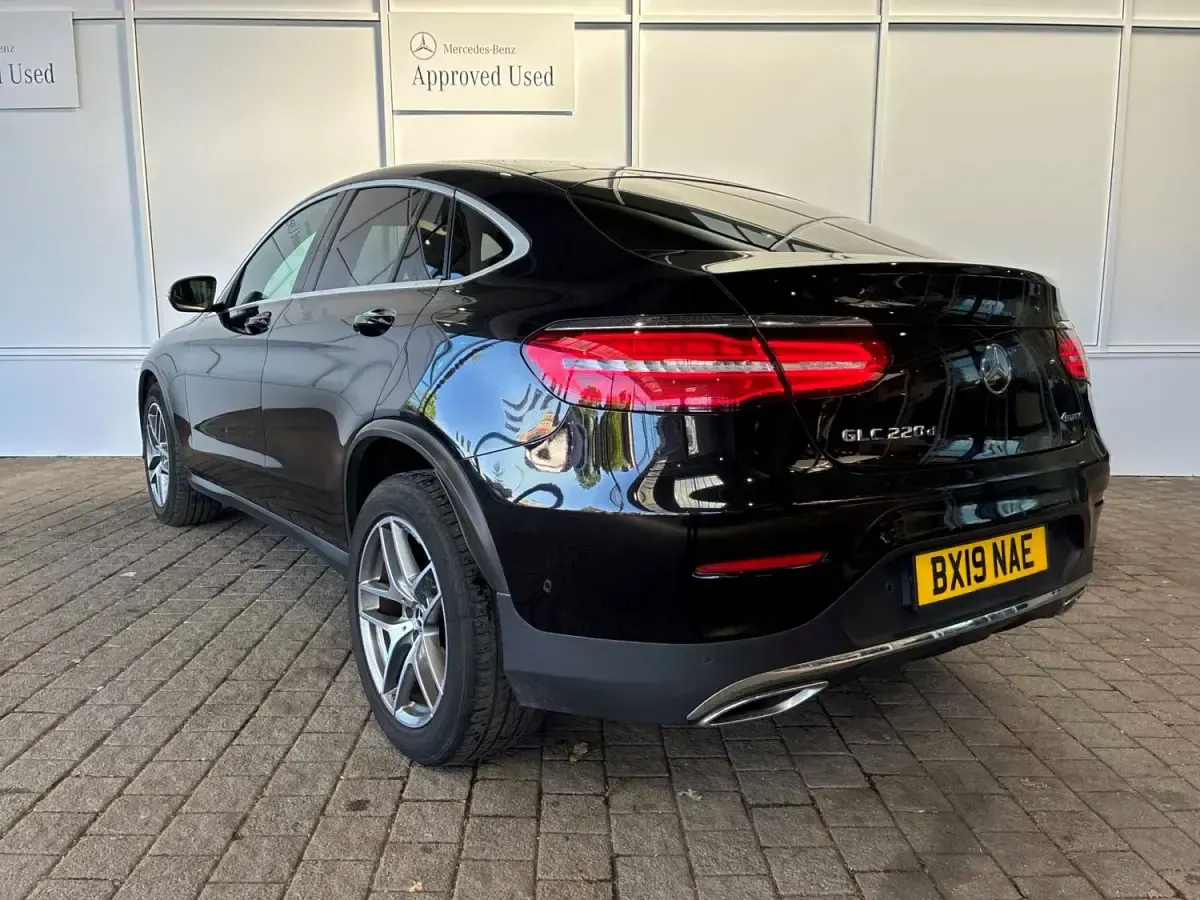 Usado Mercedes GLC220 AMG line 2019 Preto Coupé
