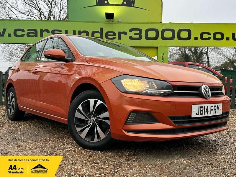 Used VW Polo SE 95 HP (69 kW) 2018 Orange Hatchback