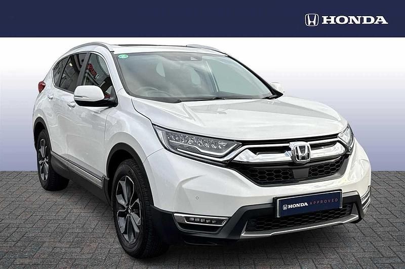 Platinum white Used 2022 Honda CR-V Hybrid SUV | £27,500 (Fair price) - Image 1/4