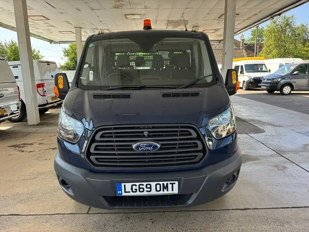 Used Ford Transit 130 HP (95 kW) 2019 Blue Cabriolet