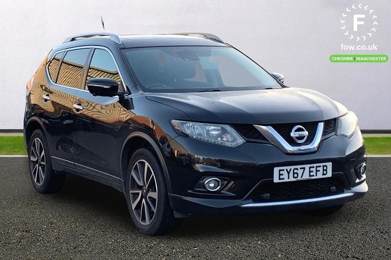 Black Used 2017 Nissan X-Trail N-Vision SUV | £11,899 (Good price) - Image 1/3