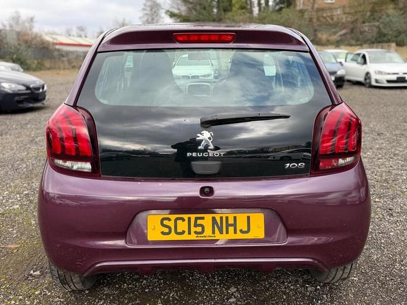 Used Peugeot 108 Active 68 HP (50 kW) 2015 Mauve/purple Hatchback
