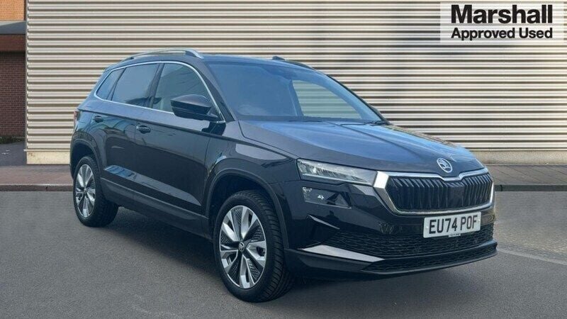 Black Used 2024 Skoda Karoq SE L SUV | £23,450 (Fair price) - Image 1/4