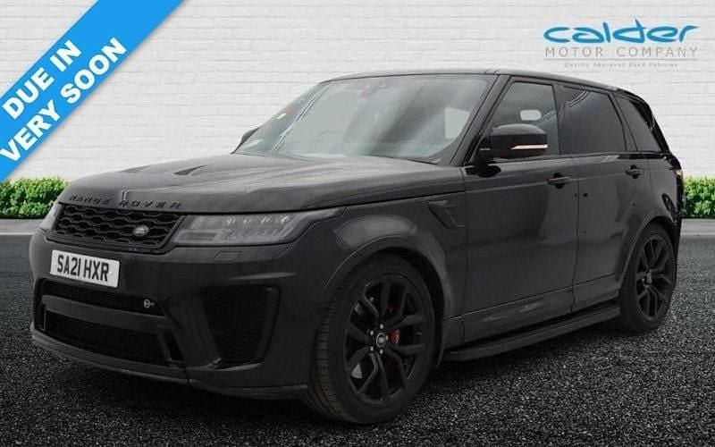 Black Used 2021 Land Rover Range Rover Sport SVR SUV | £47,450 (Super price) - Image 1/4