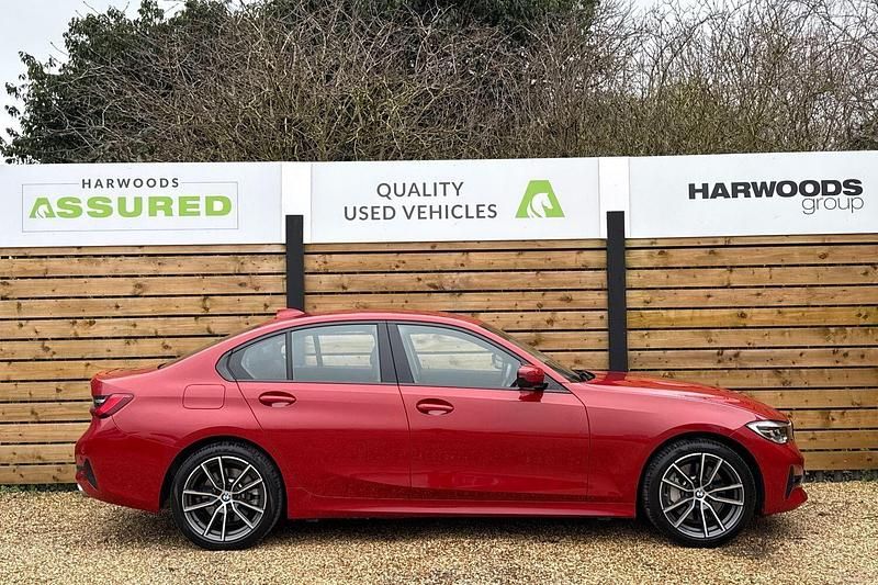 Used BMW 330e Sport Line 2021 Red Sedan